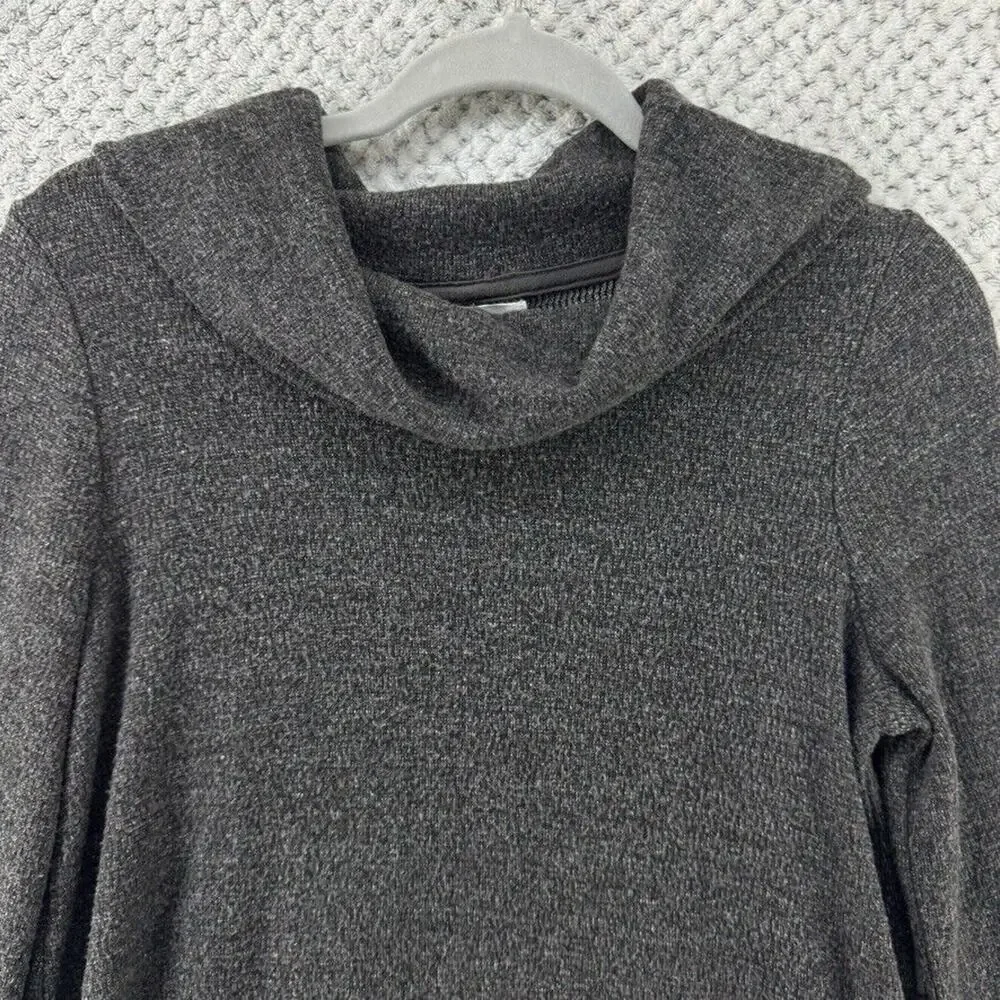 Maeve Anthropologie Sweater Women S Gray Cowl Neck Long Sleeves Relax Lagenlook